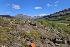 View Botnsladur valley from cabin 24 site