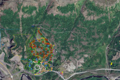 Google Earth view with surrounding area